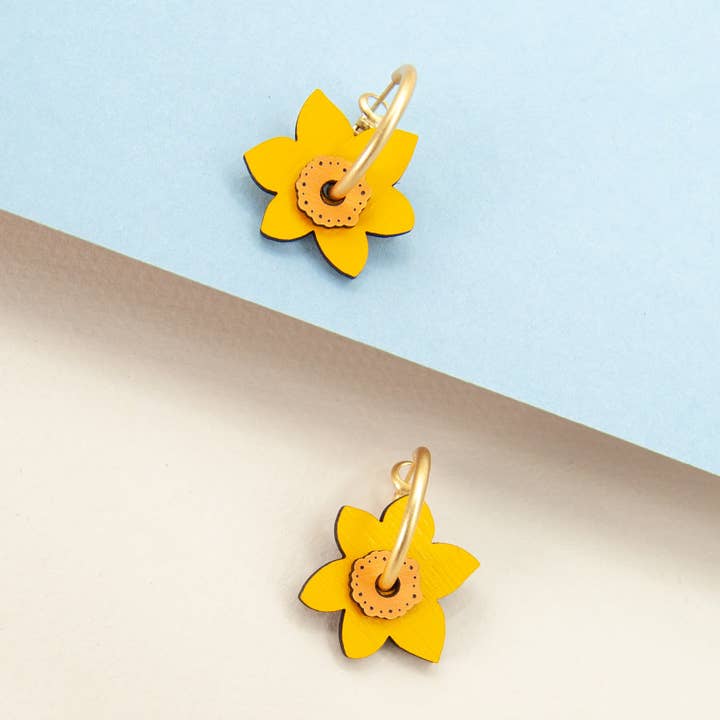 Materia Rica - Wholesale Hoop Earrings - Narcissus0