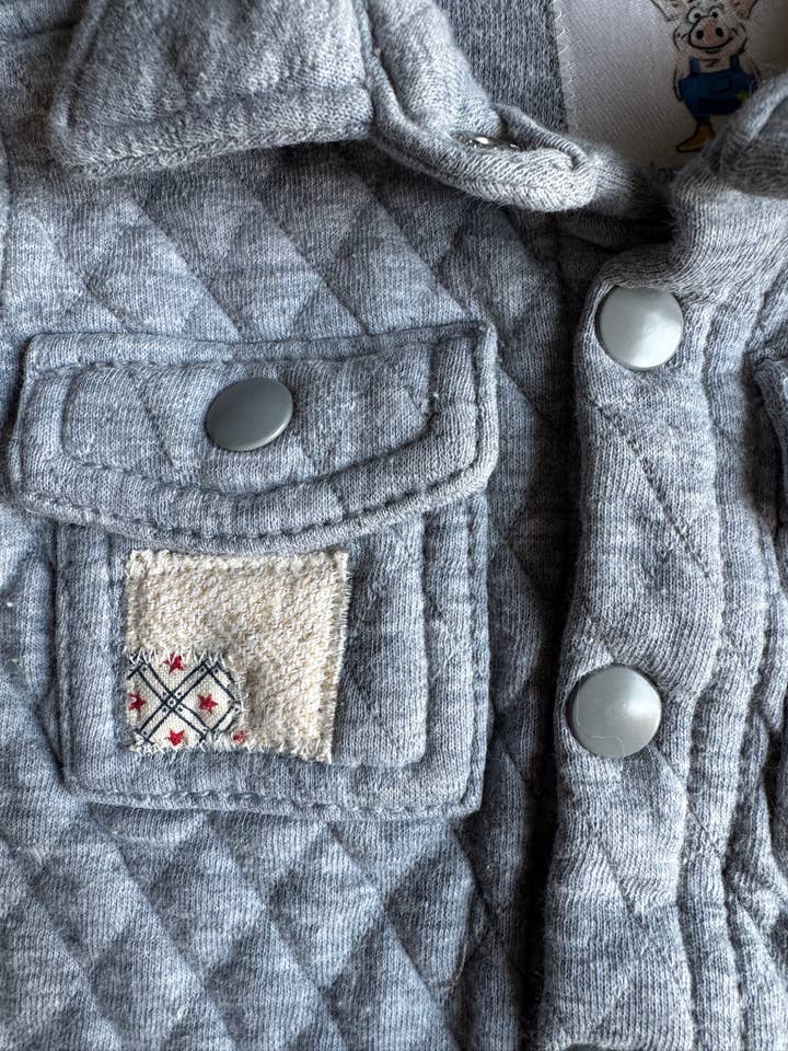 Hammy Downs Threads - Wholesale Shirt Jacket/Shacket - Kids - Quiltrd Shacket
3/6M 1 Avail only One of a kind2