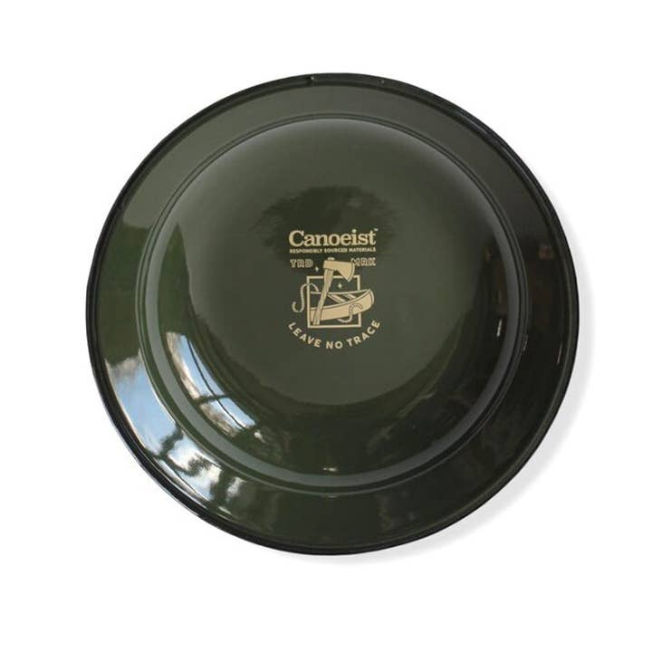 Canoeist Co. - Wholesale Dinner plate - Enamel Deep Plate1