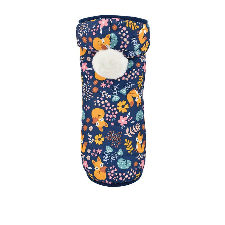 Nayeco Kapuzenjacke mit Schaffellfutter und Fuchsmotiv für den Großhandel von Nayeco