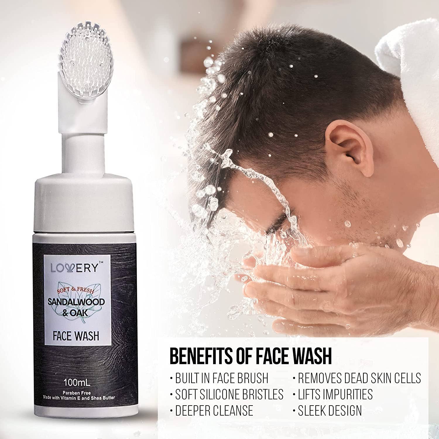 Lovery - Wholesale Bath & Body Set - Men's - Fathers Day Gift, Spa Kit for Men, Grooming Kit, Sandalwood3