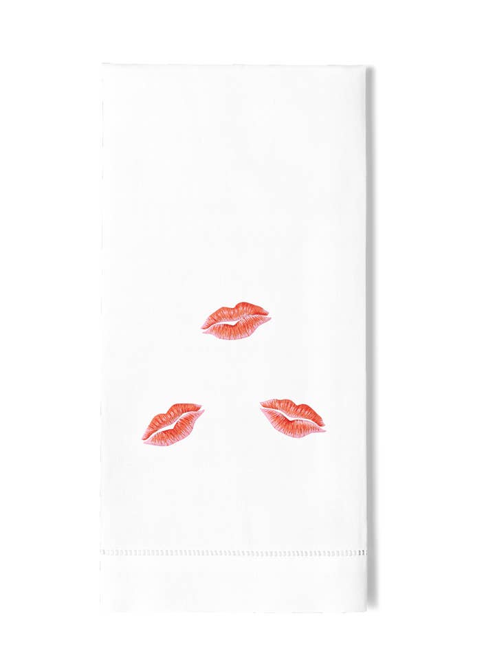 Triple Kiss Hand Towel for engroshandel hos Henry Handwork
