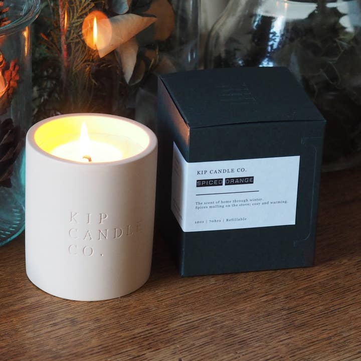 Spiced Orange Stone Collection Candle for wholesale by Kip Candle Co