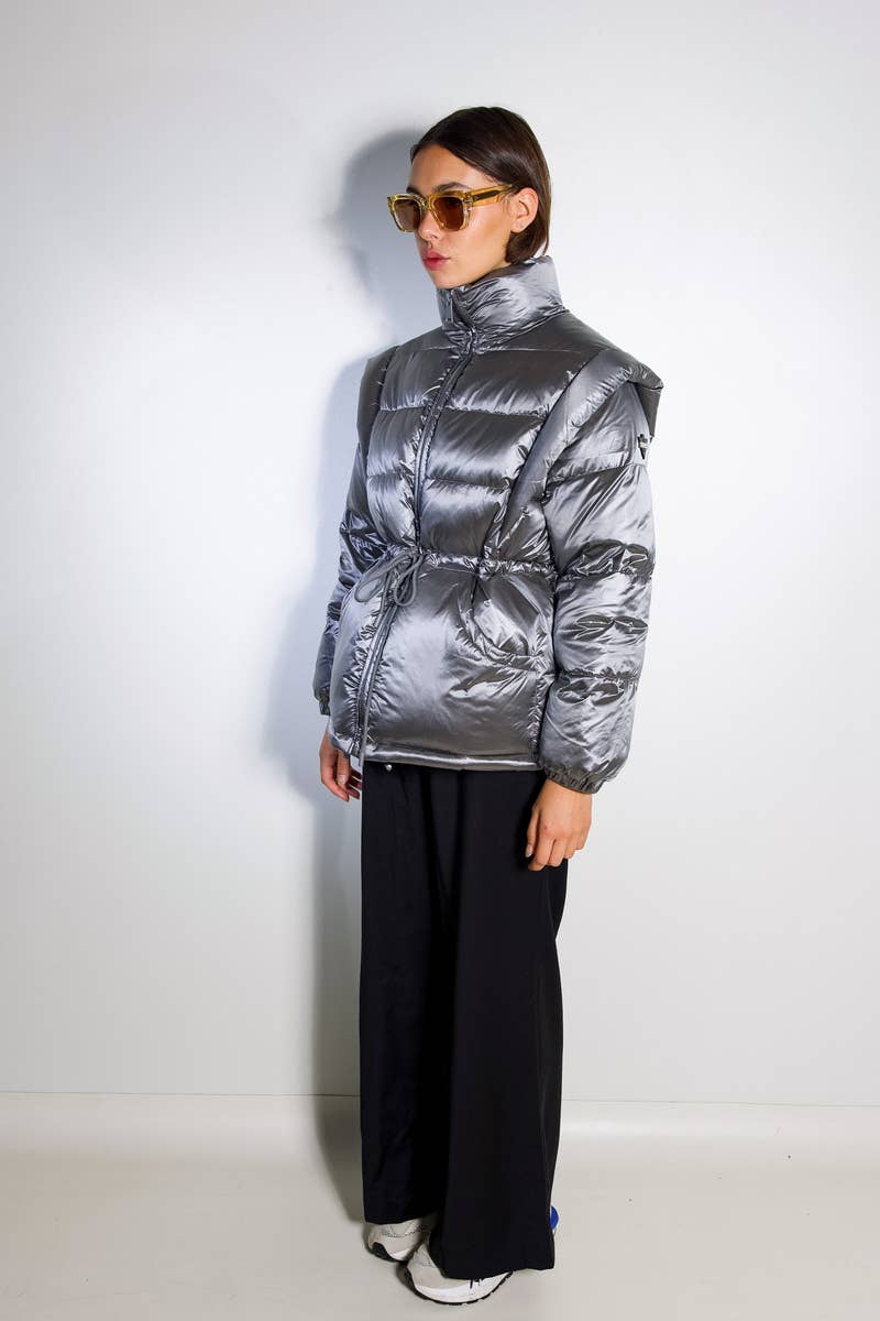 ARTFLOW - Wholesale Puffer Jacket - Women's - Detachable sleeve puffer jacket5