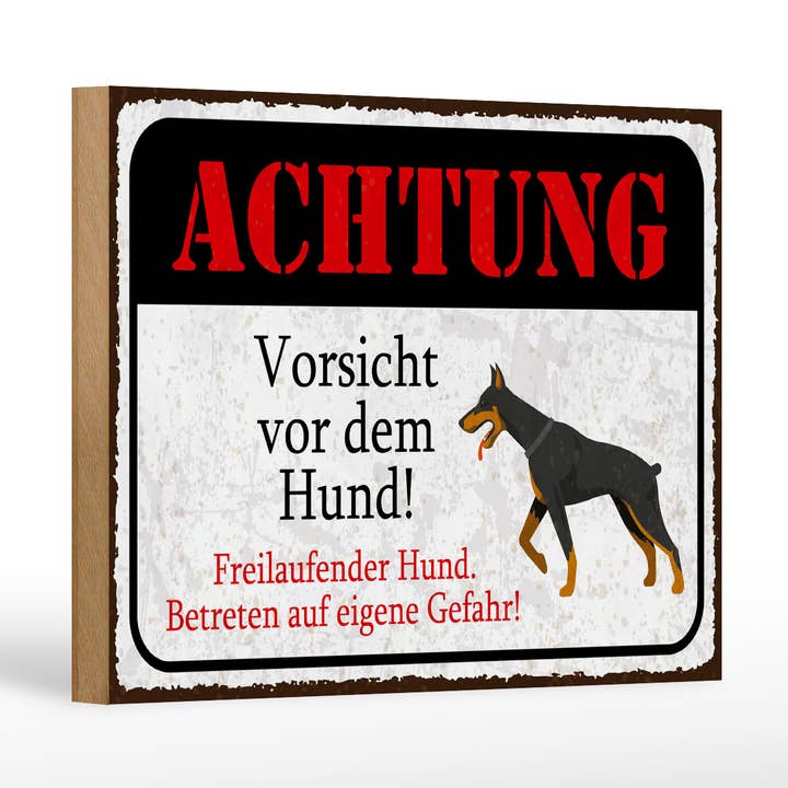 Holzschild Hinweis 20x30 cm Achtung Vorsicht vor dem Hund und andere Ergebnisse für bewi dog puppy im Großhandel. Kostenlose Rücksendungen und 60-Tage-Zahlungsziel auf Faire im Trend auf Faire.