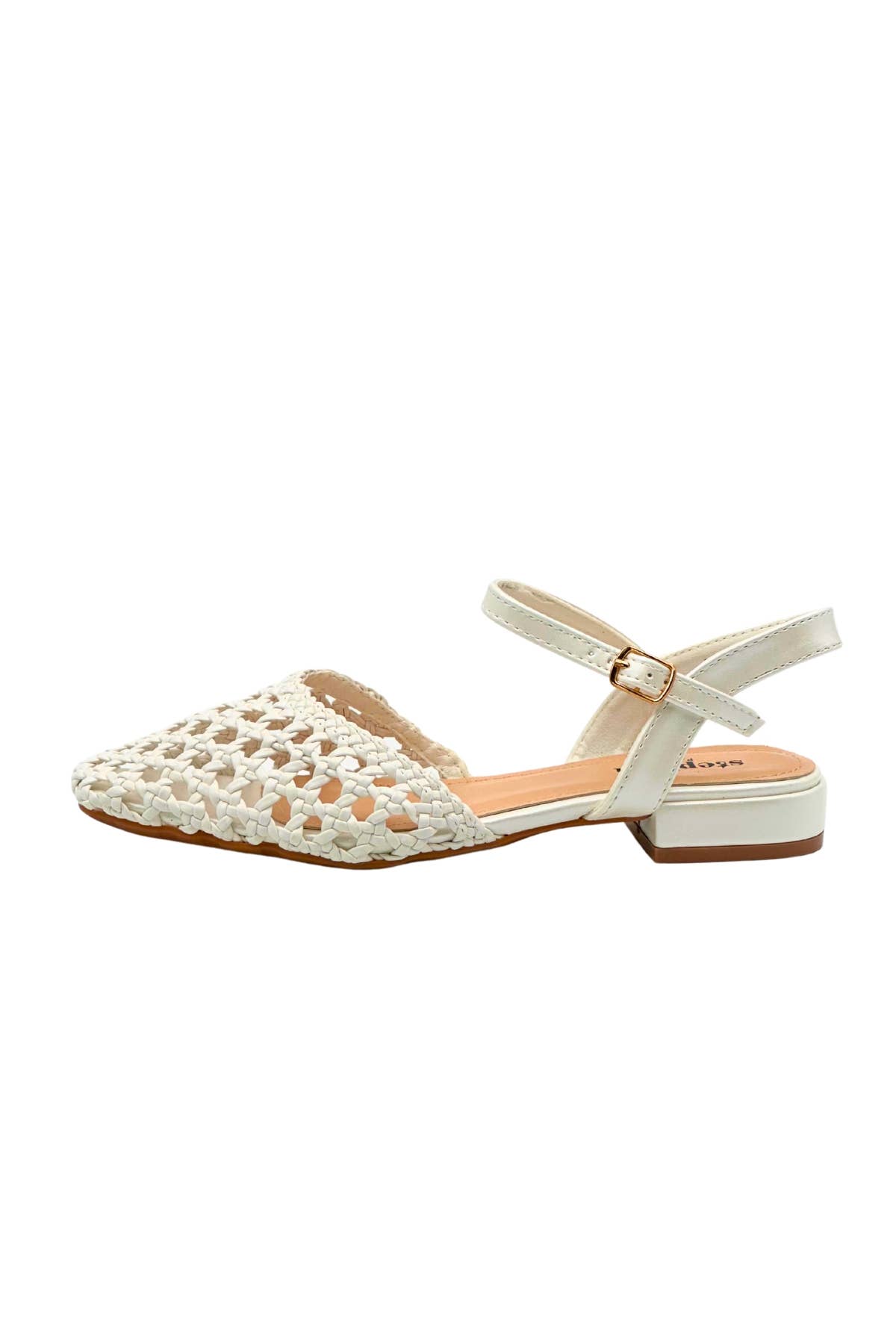Stephan Paris - Wholesale Sandals - Women's - Openwork braided sandals with adjustable strap LN-567