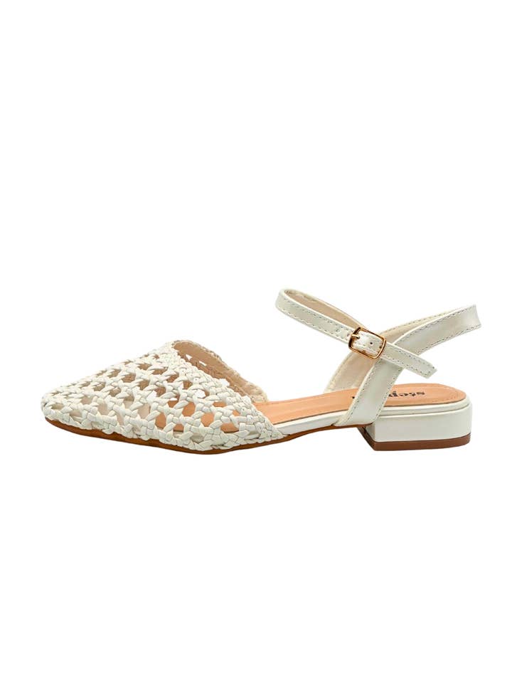 Stephan Paris - Wholesale Sandals - Women's - Openwork braided sandals with adjustable strap LN-567