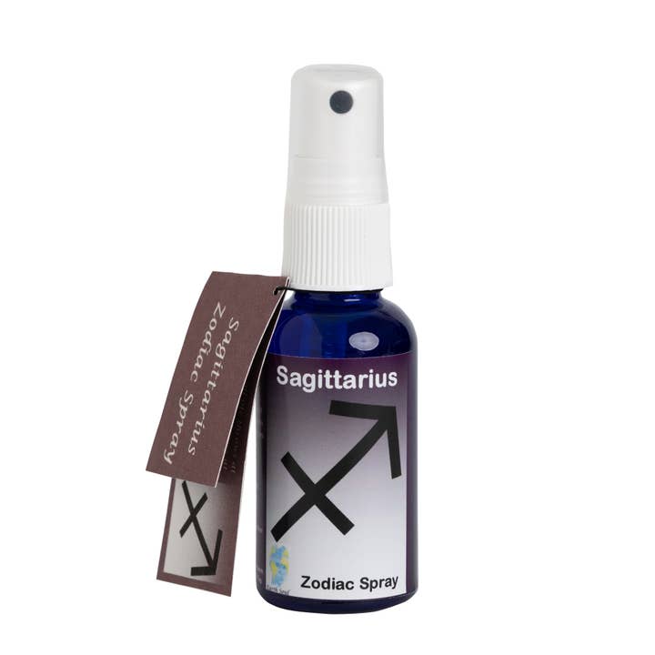 Spray du zodiaque Sagittaire, vaporisateur Aura d'aromathérapie, végétalien pour la vente par Earth Soul