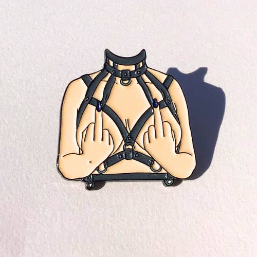 BDSM (top) Soft Enamel Pin  and other Purchase Wholesale bd170. Free Returns & Net 60 Terms on Faire trending on Faire.