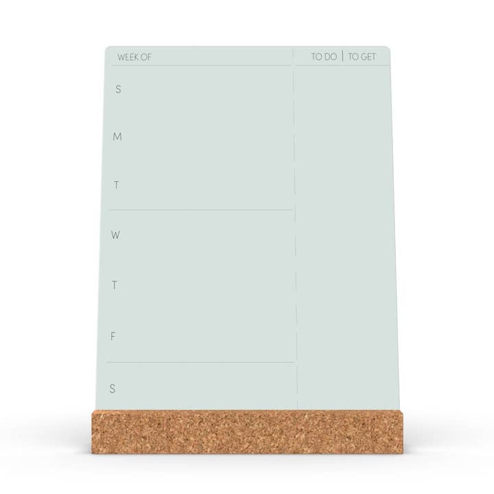 tableau effaçable à sec de bureau grand format hebdomadaire/à faire/à obtenir pour la vente par Three by Three Seattle