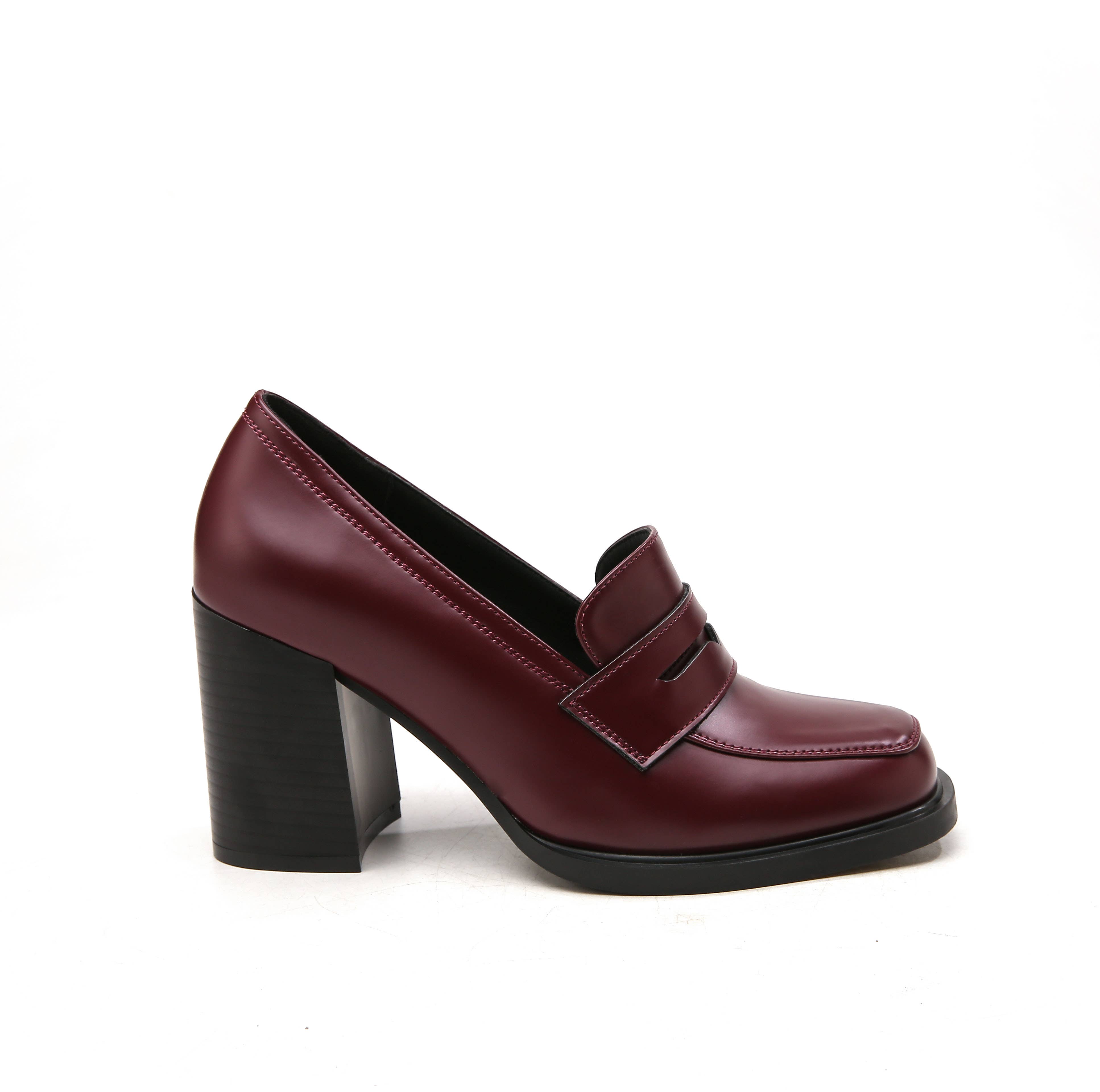 C&#x27;M PARIS - Wholesale Low Heels - Women&#x27;s - Square Block Heel Loafer 91463