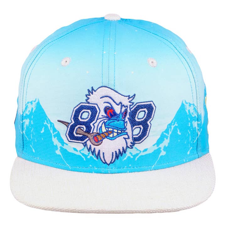 ELEV808 x Grassroots Yeti Blue Snapback Hat for wholesale on Faire5