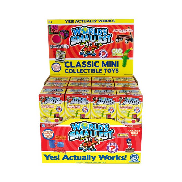 License 2 Play Toys - Wholesale Retailer Display - Kids & Baby - World's Smallest Blind Box in 24pc Counter Display Series 7
