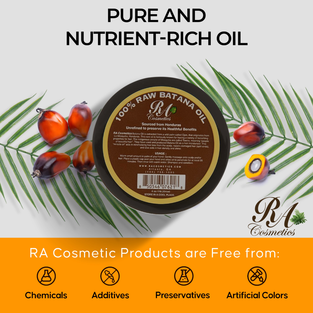 RA Cosmetics - Wholesale Hair Mask - 100% Raw Batana Oil, 8oz -From Honduras9