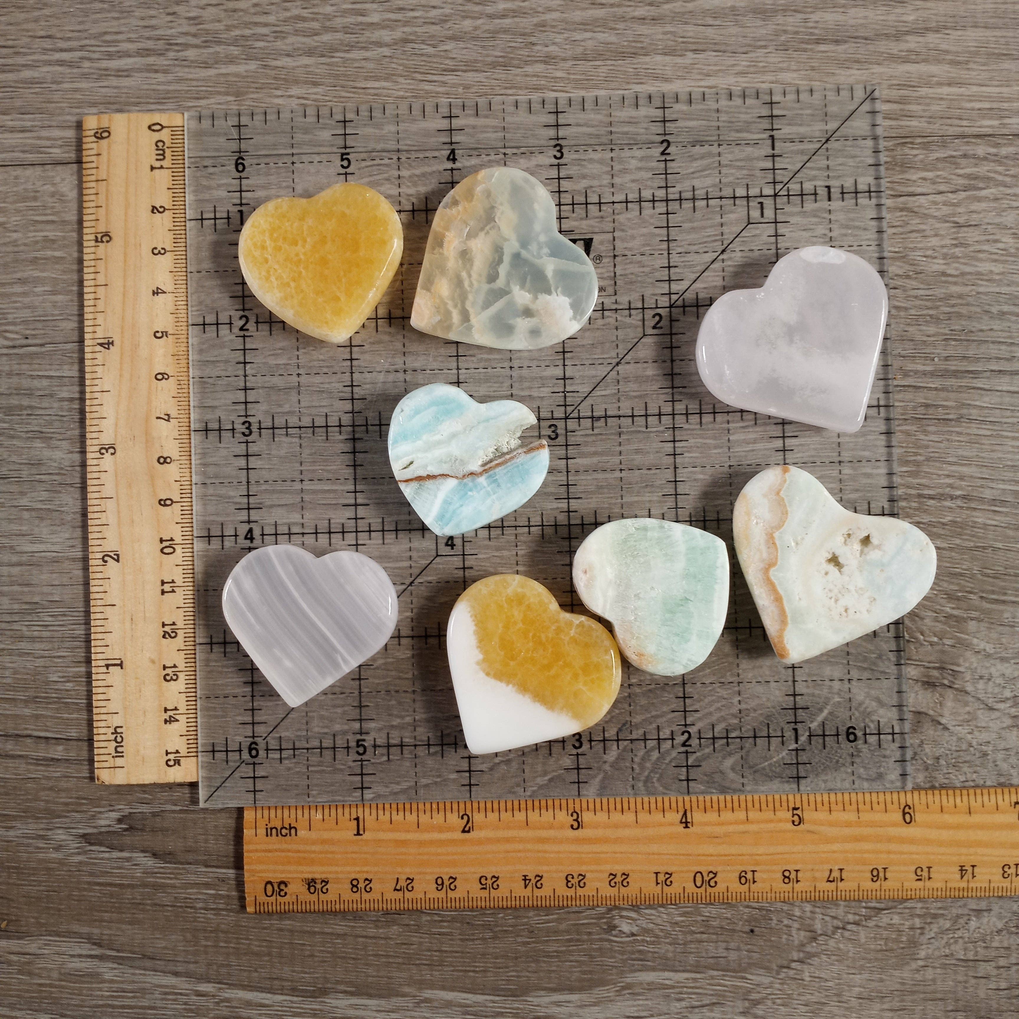 Keystone Crystals - Wholesale Spiritual stone/crystal - Heart-Shaped Gemstone Worry Stones – for Gift Shops0