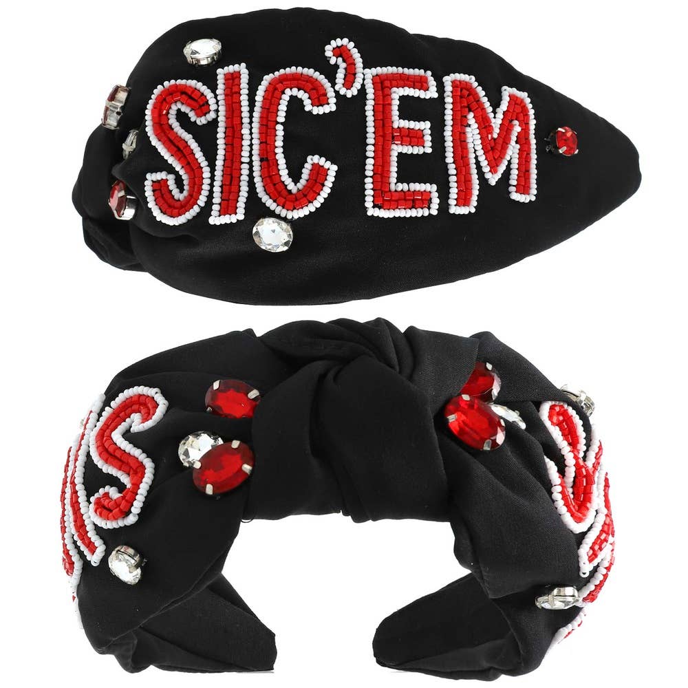 anbfashion – wholesale Pannband - Dam – SPELDAGS PÄRLBAND MED STIC'EM KNUTET PANNBAND H128361