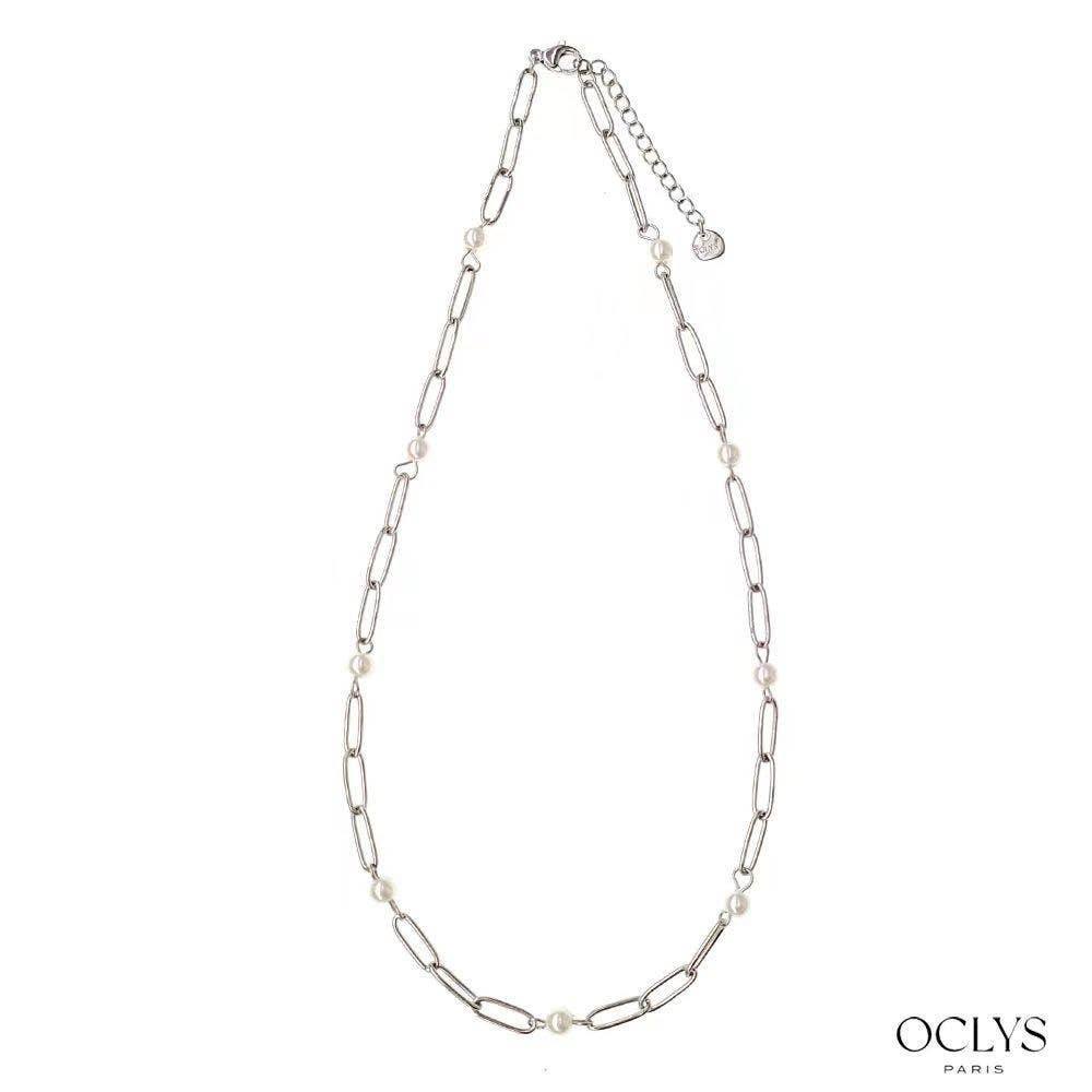 Oclys - Wholesale Beaded/Pearl Necklace - Set of 12 assorted beaded necklaces stainless steel Vana5