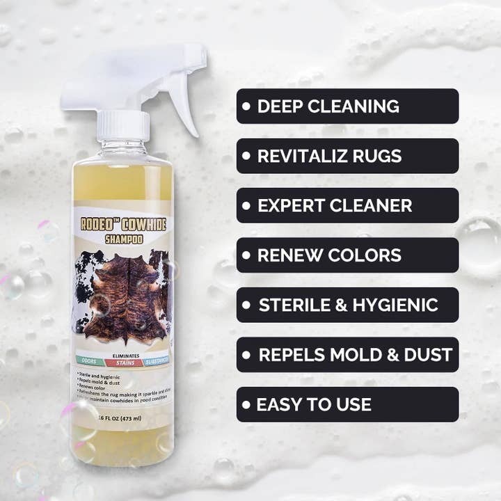Rodeo - Wholesale Liquid laundry detergent - Rodeo Cowhide Shampoo Rug Cleaner1