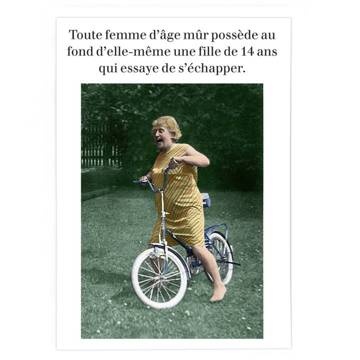 Cath Tate Cards - Wholesale Postcard - 14-Year-Old Girl Postcard