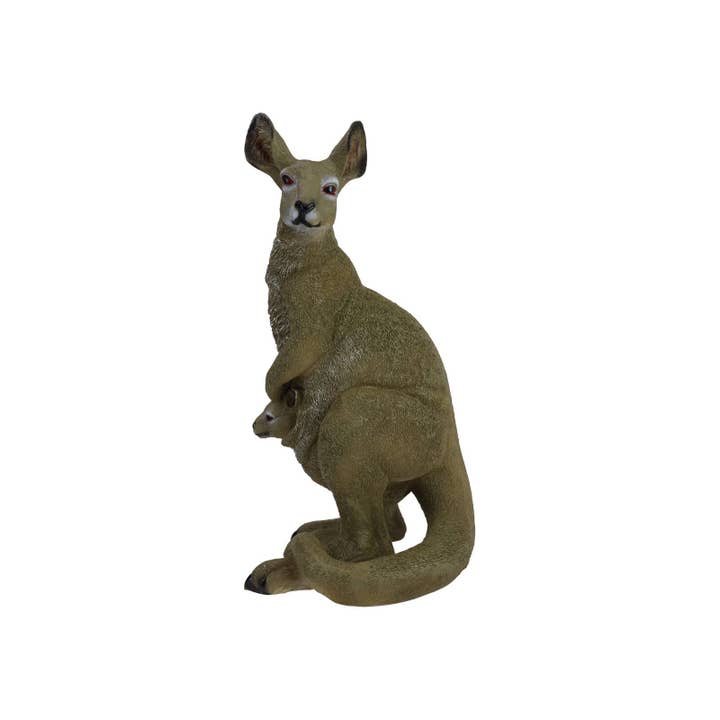 55cm Standing Garden Kangaroo with Joey for wholesale by Cubby House by Malmar