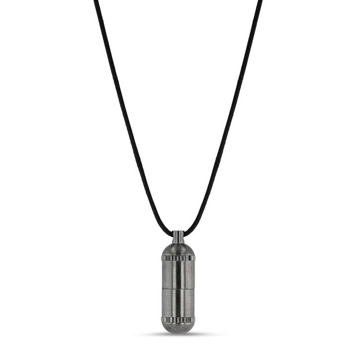 Gunmetal Necklace for wholesale by Intention Capsule