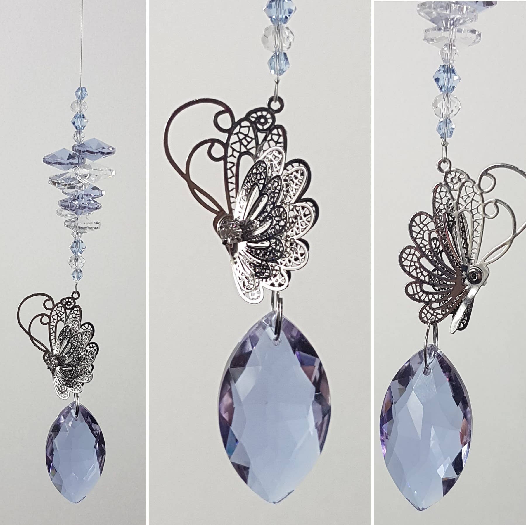 Gifts N Crystals – wholesale Suncatcher – Butterfly Suncatchers- filigree BFSC-F21