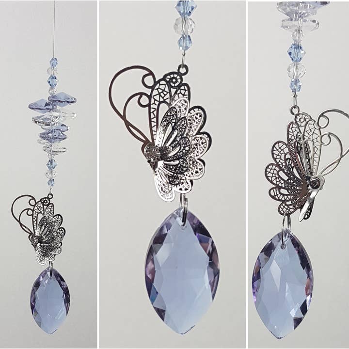 Gifts N Crystals – wholesale Suncatcher – Butterfly Suncatchers- filigree BFSC-F21