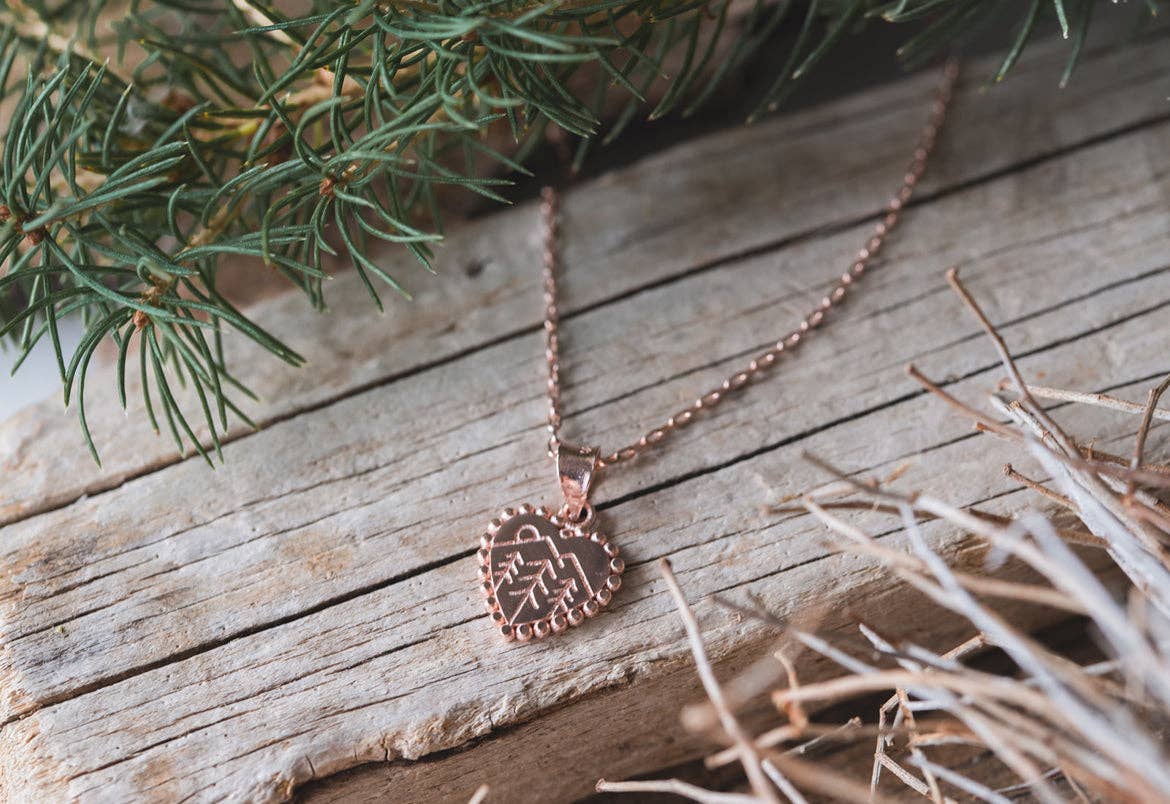 Woidladl - Vendita all'ingrosso Collana con ciondolo/pendaglio - Collana WALDLIEBE con ciondolo a cuore4