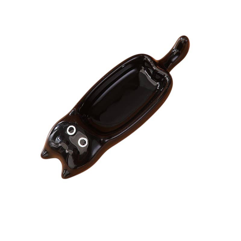 Homerely (We Cover All Import Duties) – Engroshandel Skål til krydderier/dip – Sød keramisk kattefad – Sauce- og krydderiplade3