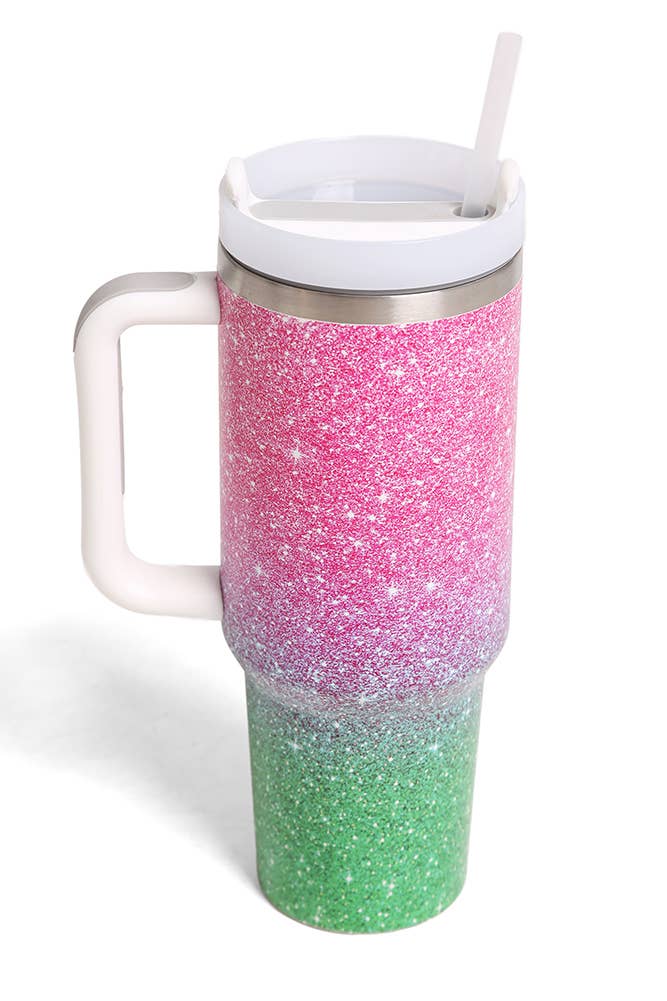 Hana - Wholesale Insulated Mug/Tumbler - Ombre 40oz Handle Tumbler0