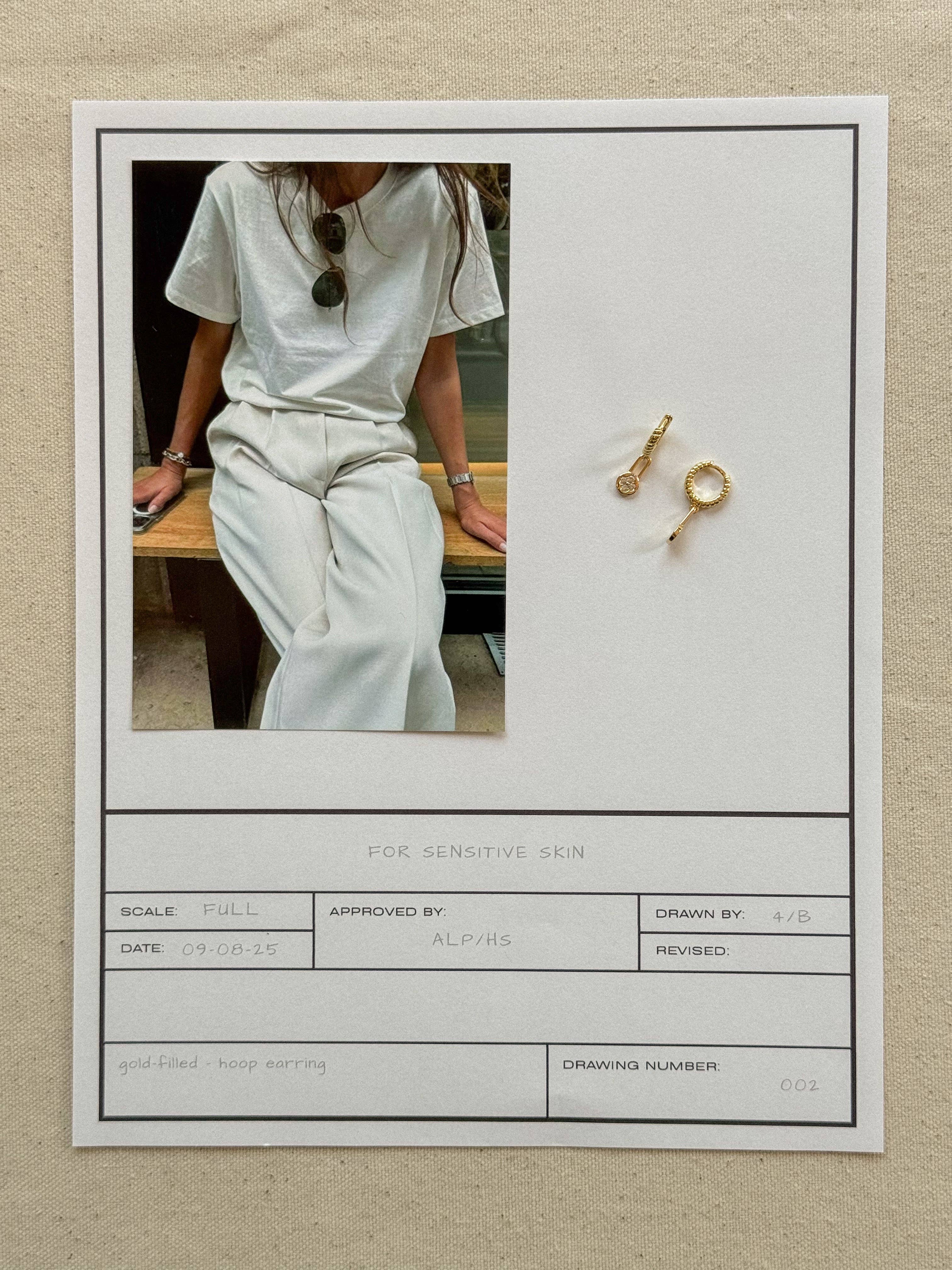 Hoft Studio - Wholesale Huggie Earrings - Whitley Drop Huggies2