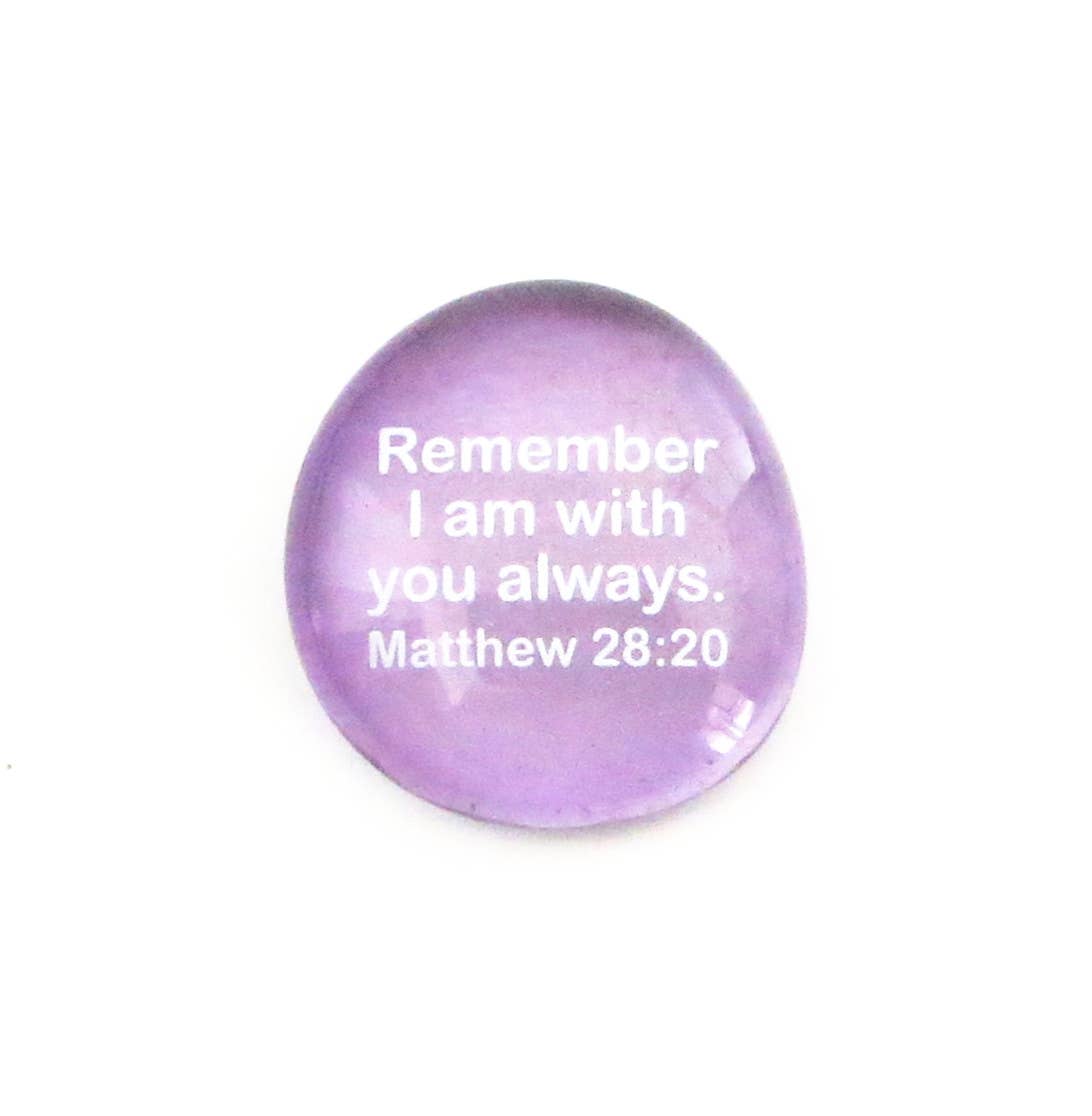 Lifeforce Glass, Inc. - Vente Jeton/pièce de collection - Assortiment de pierres en verre avec versets bibliques, 100 pièces9