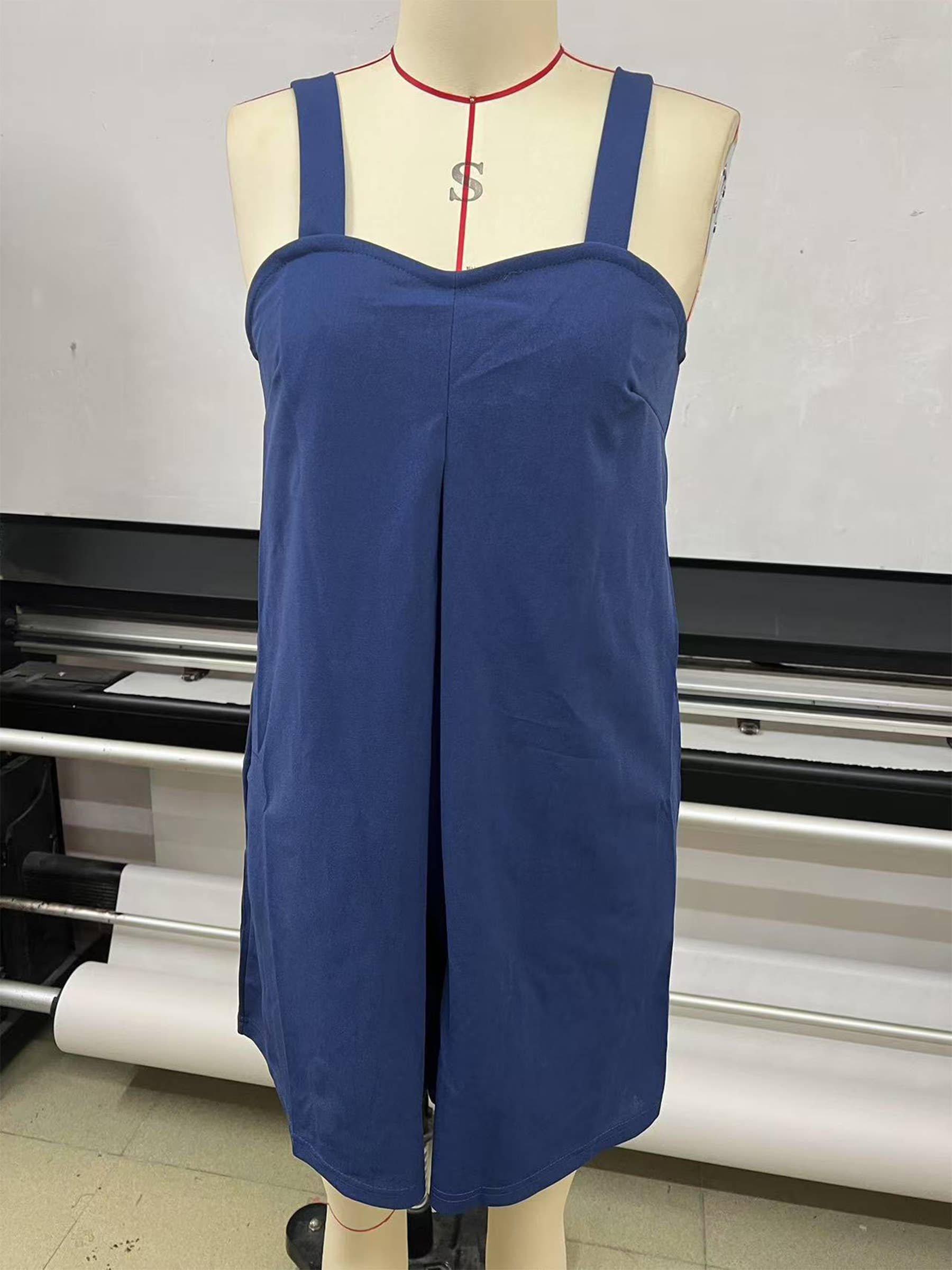 Wholesalesir - Vente Combishort – femme - Combinaison sans manches de couleur unie4