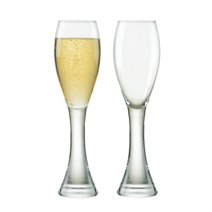 Set of 2 Manhattan Champagne Flutes for wholesale by The DRH Collection Ltd