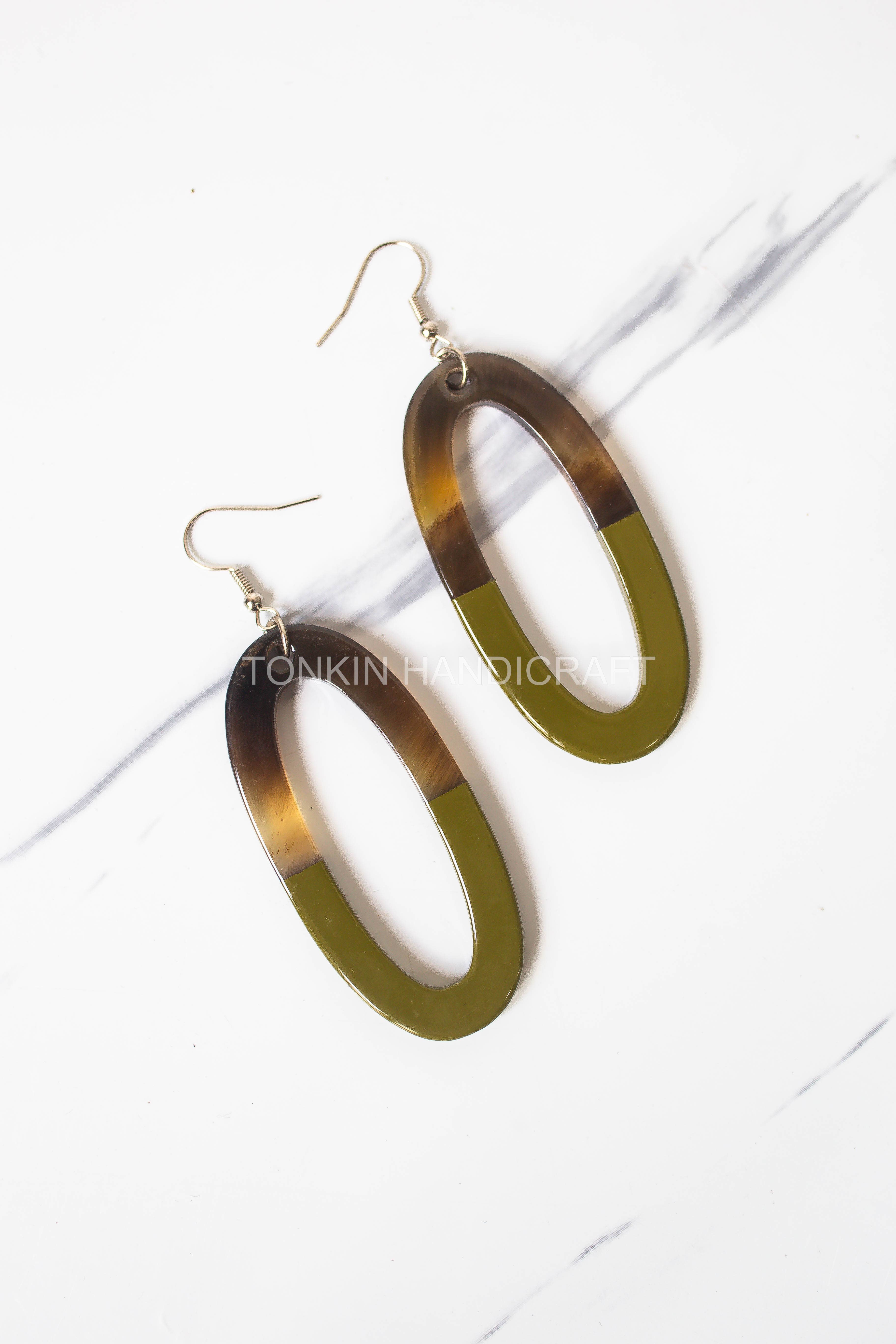 Tonkin Handicraft - Wholesale Dangle Earrings - Lim Buffalo Horn Earrings 7