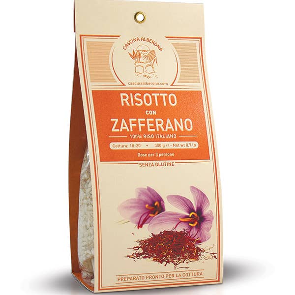 Cascina Alberona - Wholesale Rice - Saffron Risotto - Gluten Free - 300 g0