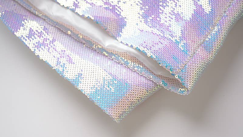 Productseeker - Wholesale Top & Short Set (NOT Loungewear) - Women's - SET051（3） Rainbow Sequin Set: Blazer & Shorts Duo23