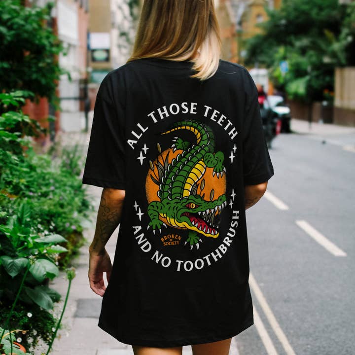 Al die Tanden T-Shirt (Unisex) voor wholesale door Broken Society