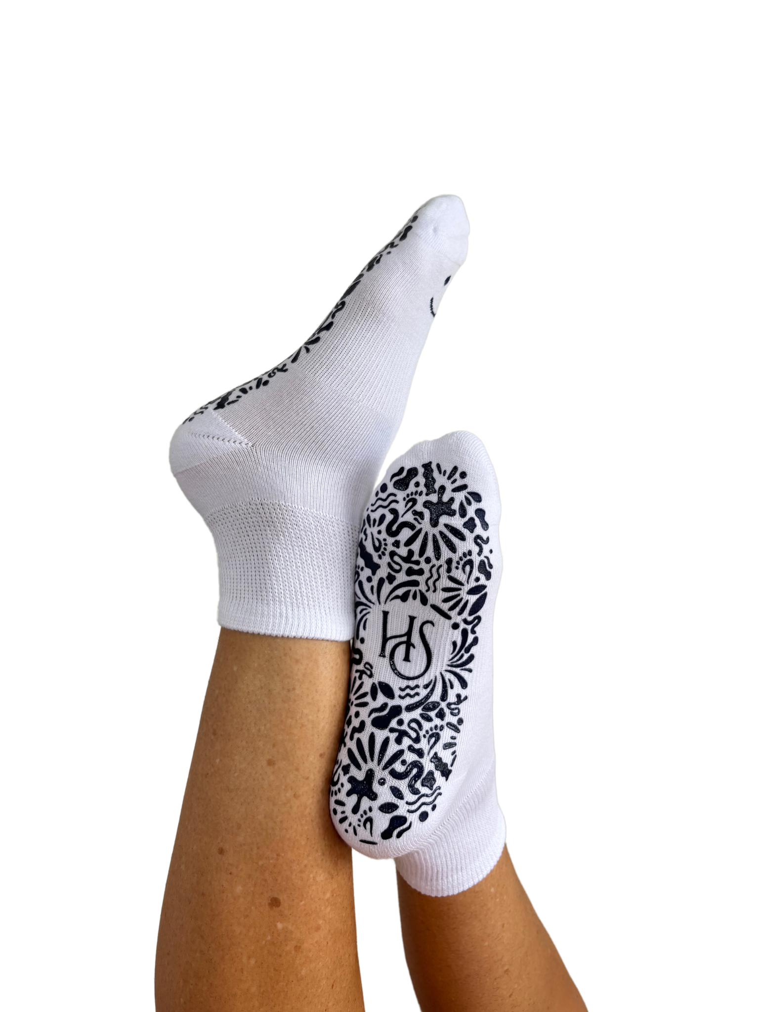 GSOXS - Wholesale Socks - Unisex - Quarter Crew Therapeutic Grip Socks (20 Pack+ Stand)8
