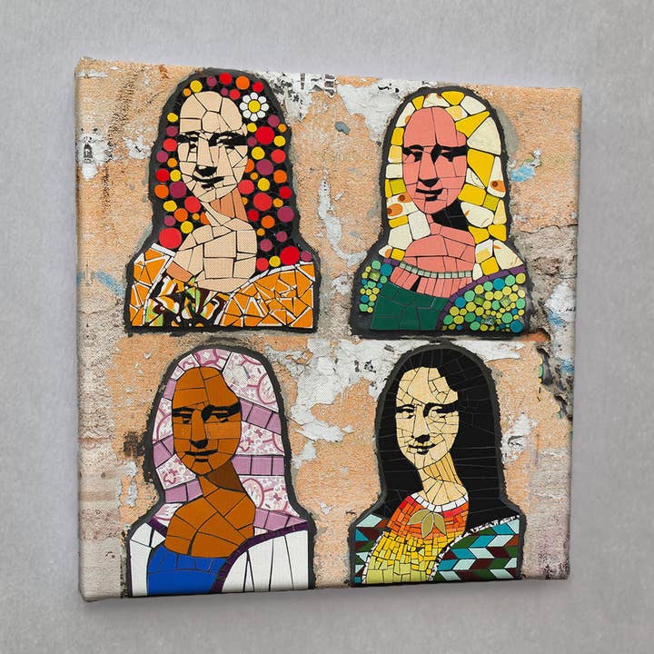 Leinwanddruck Streetart #01510 mona für den Großhandel von Eicie