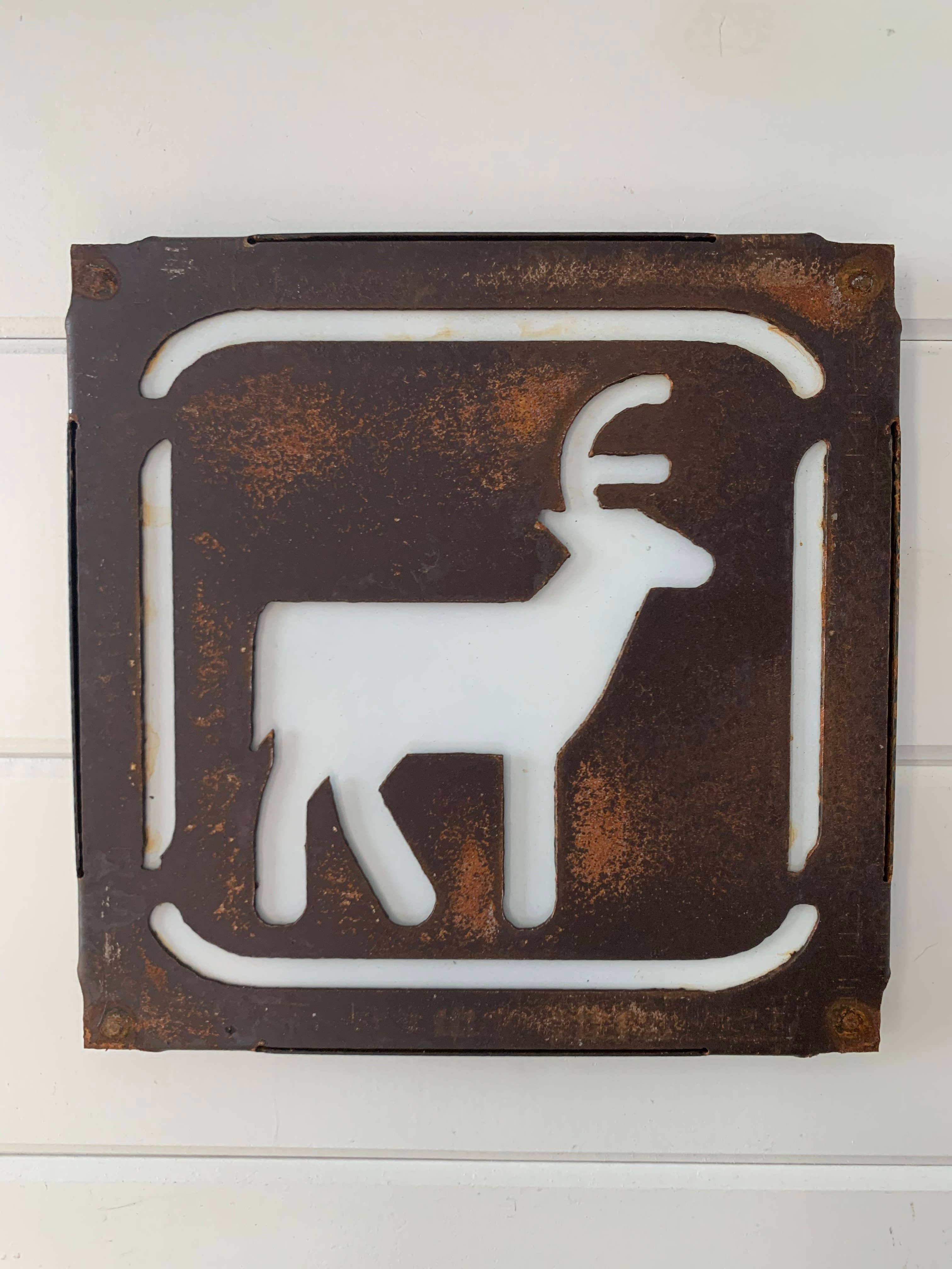 Out.West.Lifestyle. – wholesale Skylt – METALL REKREATION TECKEN4