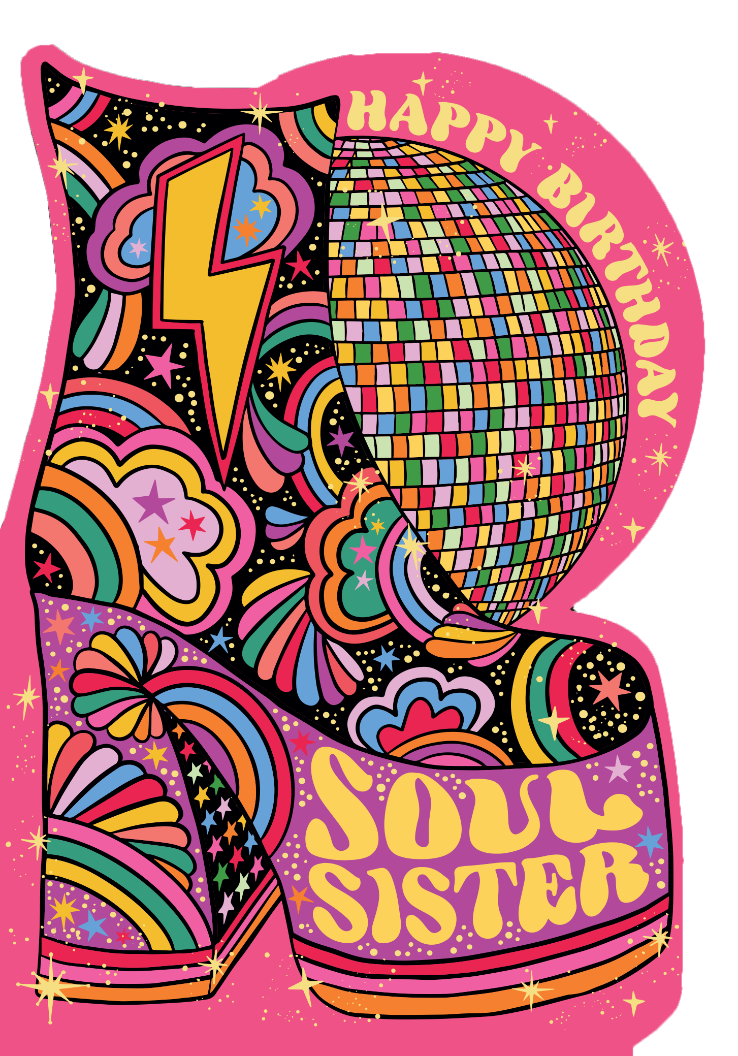 Cath Tate Cards – wholesale Birthday card – SOUL SISTER1