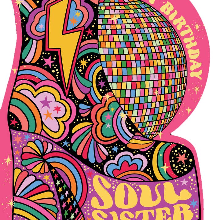 Cath Tate Cards – wholesale Birthday card – SOUL SISTER1