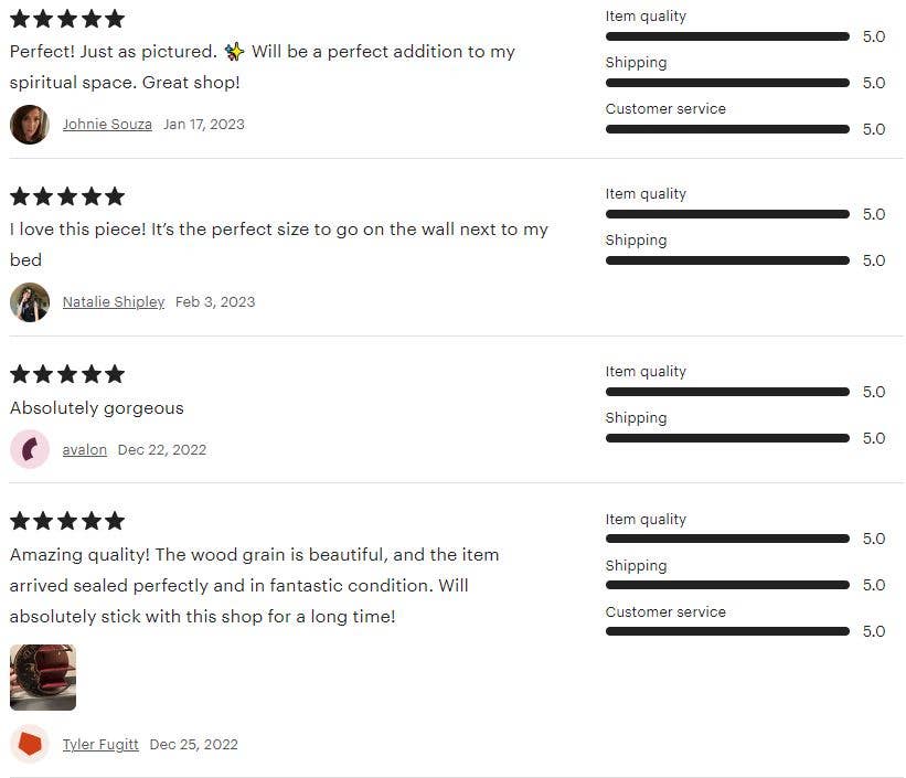 Standish House – Großhandel Wandregale – Mondregal mit Gesicht, Kristallregal, Regal für ätherische Öle3