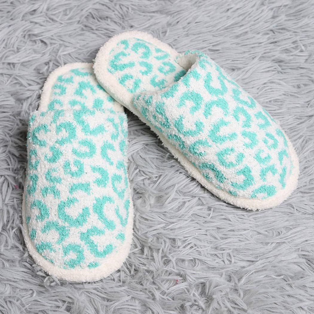 Fashion City - Vendita all'ingrosso Pantofole - Donna - Pantofola invernale con motivo leopardato morbido18