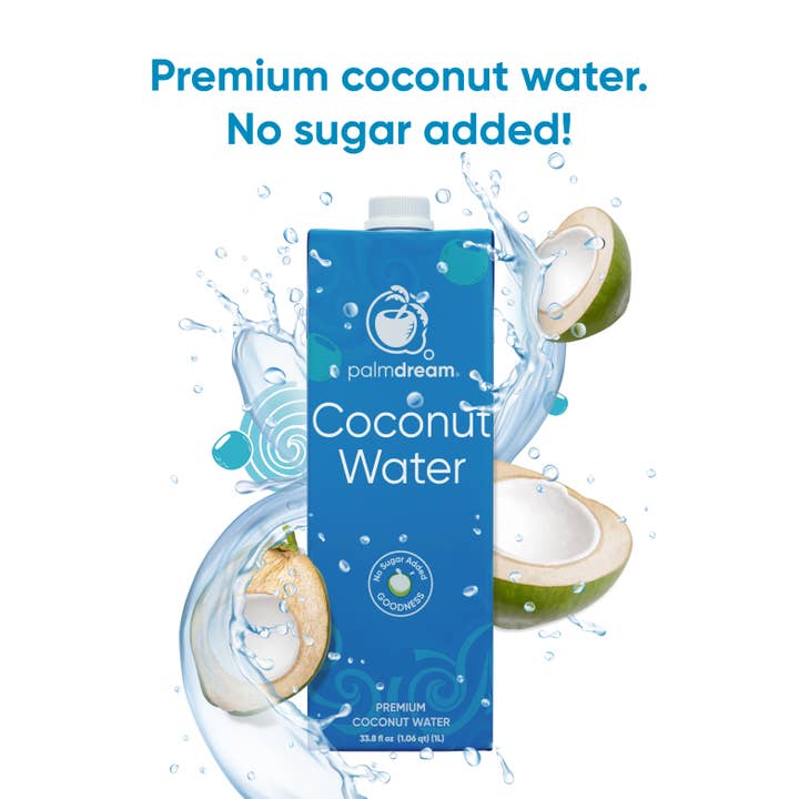 Palmdream Coconut Water - Natural 1L (33.8fl Oz) for wholesale by Palmdream