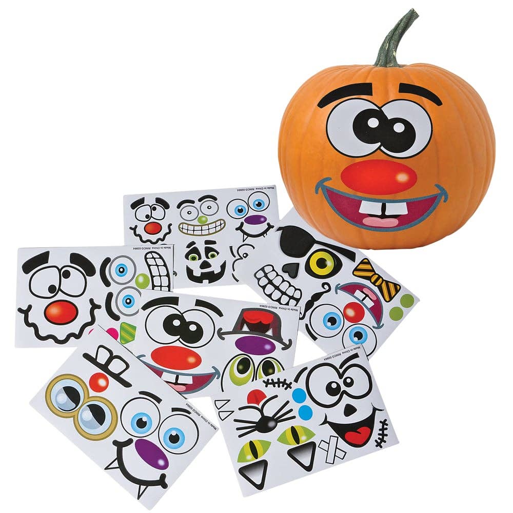 La Luna Bella - Toys - Vente Autocollant - Enfant et bébé - AUTOCOLLANTS JACK- O-LANTERN POUR CITROUILLES LLB Sticker4