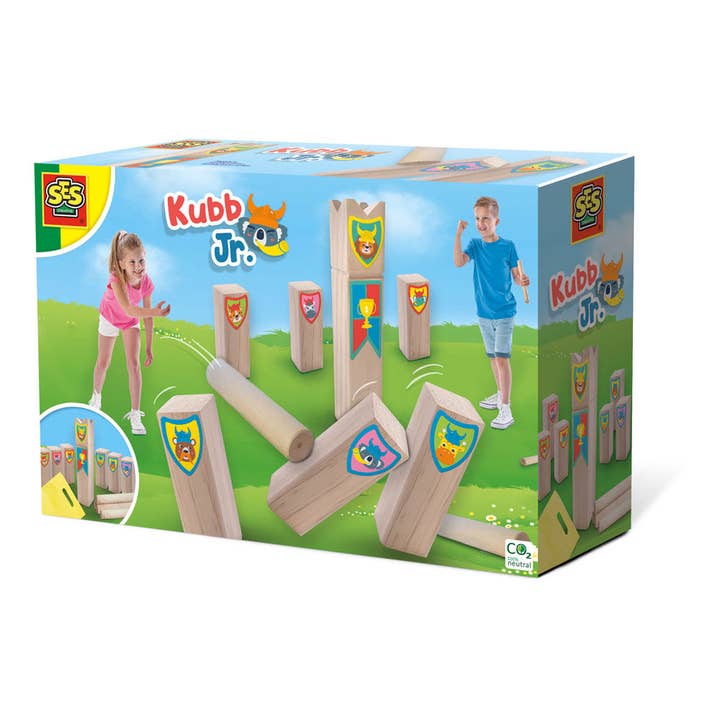 SES CREATIVE Kubb Jr. Game, 6 Years and Above (02297) for wholesale by Meroncourt Europe Ltd