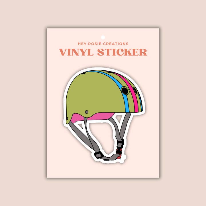 Roller Derby Helmet Sticker for wholesale by Hey Rosie Creations