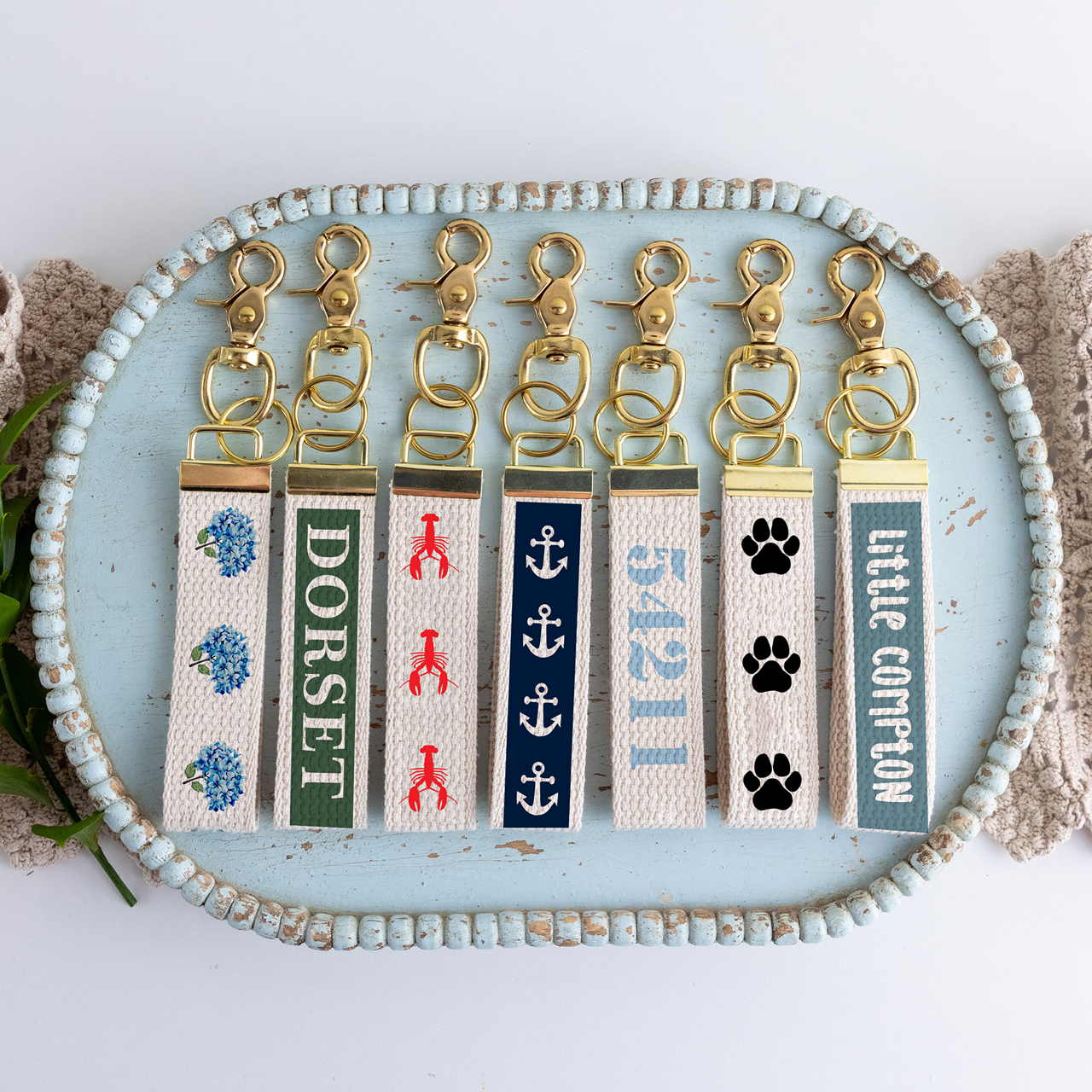 Rustic Marlin - Wholesale Keychain - Women's - Endless Summer Hydrangea Keychain2